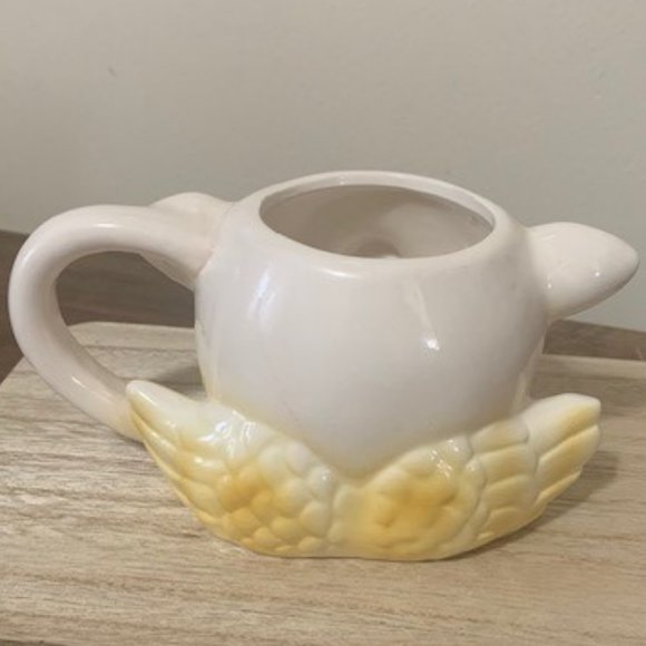 Exclusive Pier One Imports Hand-Painted Dolomite Flying Pig w/Wings Ceramic Mug - Picture 3 of 5